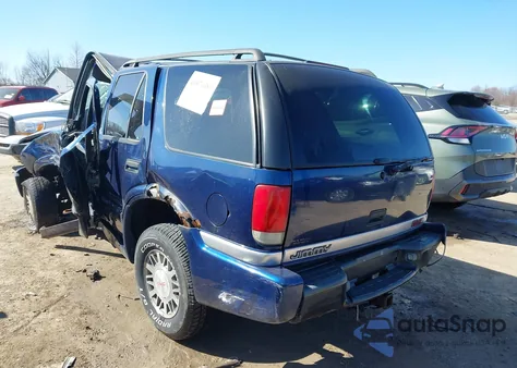 1999 GMC Jimmy Sle из США, поврежденный, VIN 1GKDT13W3X2553792